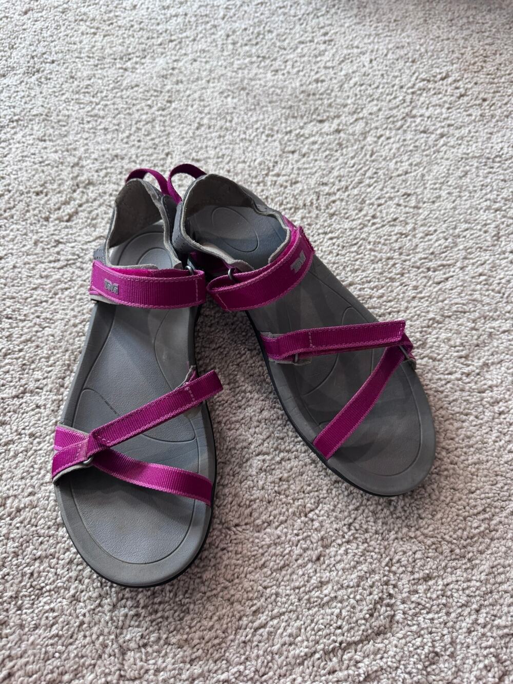 Teva Women's Verra Purple Orchid Adjustable Strap Hiking Sandals Womens Size 8.5